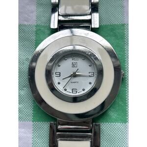 NY&C White And Silver Tone Women’s Quartz Watch